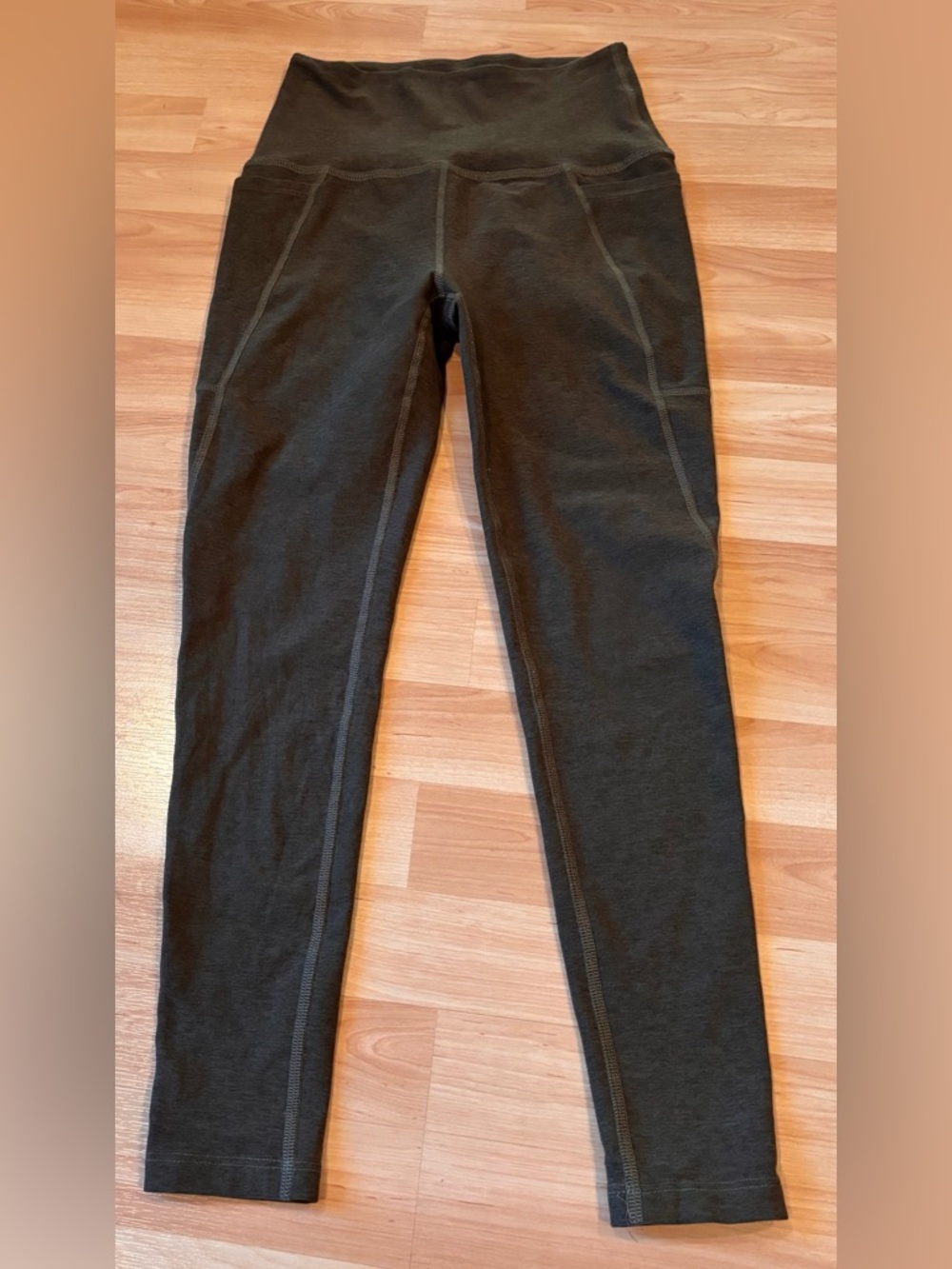 Beyond Yoga Dark Olive Green Leggings